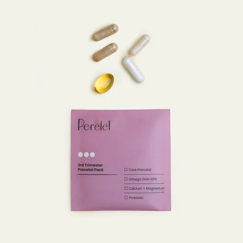 Miniatura 6 de Perelel Paquete Prenatal para el Tercer Trimestre, Multivitamínico con Magnesio, Omega 3, Probióticos y Calcio, Apoyo Nutricional para el Bienestar