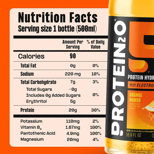 Miniatura 7 de Protein2o - Bebida proteínica con electrolitos, 12 botellas de 17 onzas fluidas cada una (peso neto), total de 203 onzas fluidas