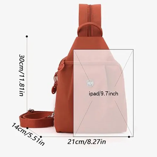 Miniatura 3 de Preferablen Waterproof 2-Way Commuter Bag, Large Capacity Oxford Convertible Shoulder Travel Bag, Anti-Theft Travel Tote, Small Backpack Purse
