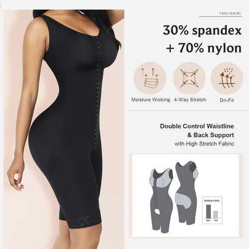 Miniatura 5 de FeelinGirl Faja moldeadora para mujer, control de abdomen, cuerpo completo, moldeador de glúteos, adelgazante de muslo, para mujer, vida diaria
