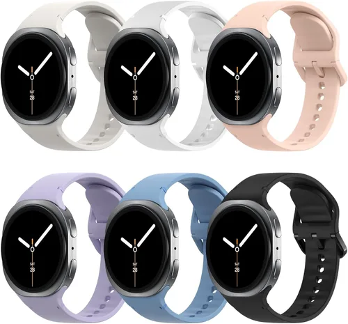 Miniatura 15 de TiMOVO - Paquete de 6 correas deportivas compatibles para Samsung Galaxy Watch 8 40 mm 44 mm/Galaxy Watch 8 Classic 46 mm (2025), correa de repuesto