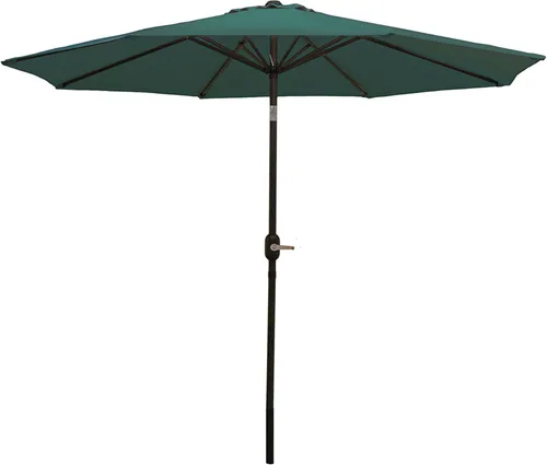 Miniatura 12 de Sunnydaze 9 pies Parasol de Patio de aluminio con inclinación y manivela, Contemporáneo, Beige