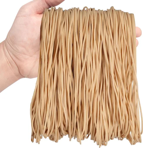 Miniatura 9 de Foshine Bandas de goma elásticas para botes de basura, tamaño grande, #117A, 200 unidades, bandas elásticas negras de 7 pulgadas para suministros