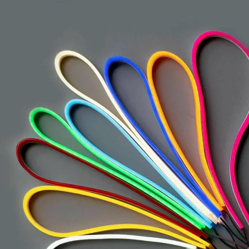 Miniatura 9 de ansu Tira de luces LED de neón RGB 12V 2835, impermeable, flexible, tubo de silicona suave (tira LED de 1M)