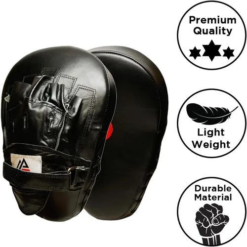 Miniatura 6 de Amber Fight Gear Guantes de punzonado de piel auténtica para MMA, Kickboxing, Muay Thai artes marciales con soporte para muñeca