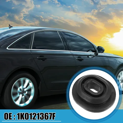 Miniatura 2 de Buje de montaje del radiador del coche 1K0121367F Soporte del radiador para Volkswagen para Audi Negro (juego de 2)