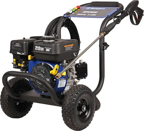 Miniatura 9 de Westinghouse WPX3600 - Lavadora a presión a gas, 3600 PSI y 2.7 GPM máx., tanque de jabón a bordo, pistola de pulverización y varilla, juego de 5