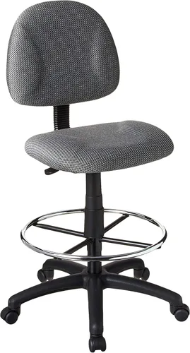 Miniatura 15 de Silla de escritorio ergonómica de Boss Office Products sin posabrazos, color azul, Tela Metal, Negro