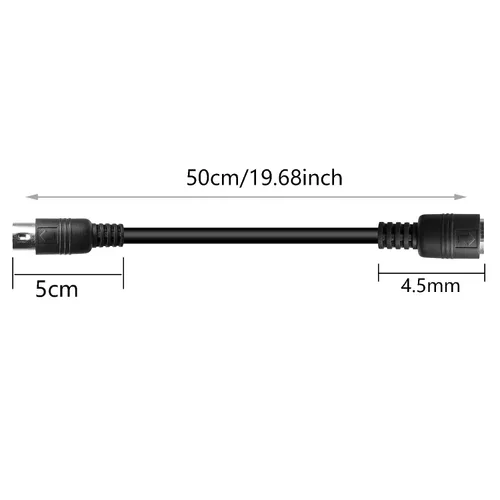 Miniatura 7 de Cable de extensión MIDI DIN de 5 pines macho a hembra Cable adaptador de audio para sintetizador de teclado MIDI, órgano, piano eléctrico, guitarra