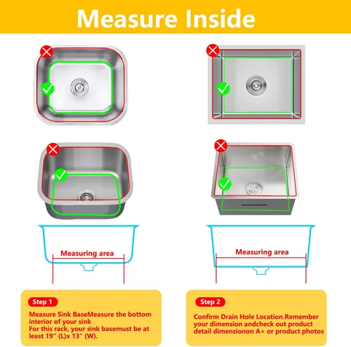 Miniatura 4 de Protectores de fregadero para fregadero de cocina de 12, 13, 16, 18, 19, 24, 26, 28, 29, 30 pulgadas, protectores de silicona para fregadero de Gris