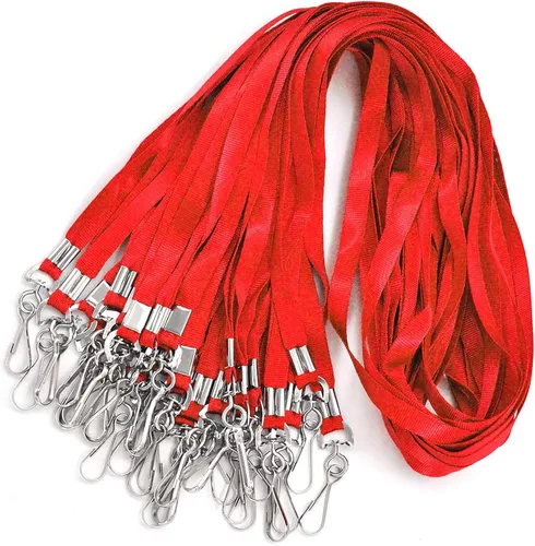 Miniatura 9 de Bird Fiy Cordones a granel para insignias de identificación, paquete de 50 unidades, cordón plano de nailon para identificación