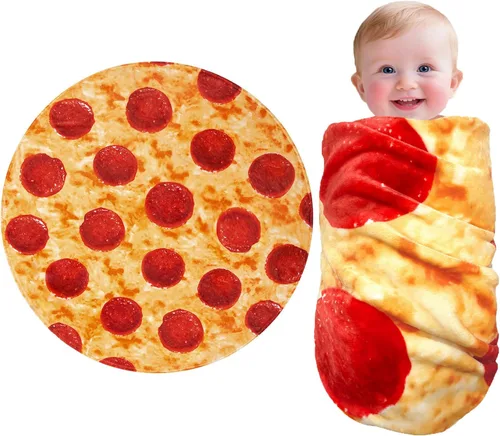 Miniatura 7 de CASOFU Manta envolvente de burritos para bebé, mantas envolventes de tortilla, regalos divertidos para baby shower, niños y niñas, recién nacidos