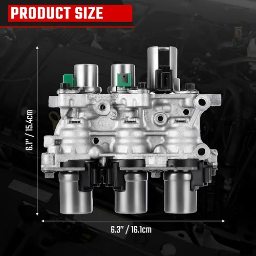 Miniatura 4 de 4F27E juego de solenoides de transmisión, paquete de solenoide de bloque PWM EPC apto para Ford Mazda 2005-2012 6 piezas Reemplazo#8420K-R FN4A-EL