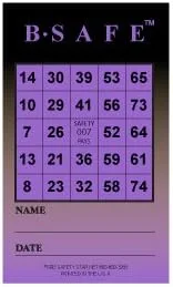Miniatura 6 de B-Safe - Tarjetas de bingo de seguridad, paquete de 600