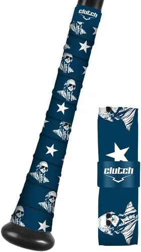 Miniatura 7 de Cinta de agarre para bate de Clutch Sports Apparel, para todo clima, de 1.1mm acolchada y antideslizante para béisbol y sóftbol, duradera
