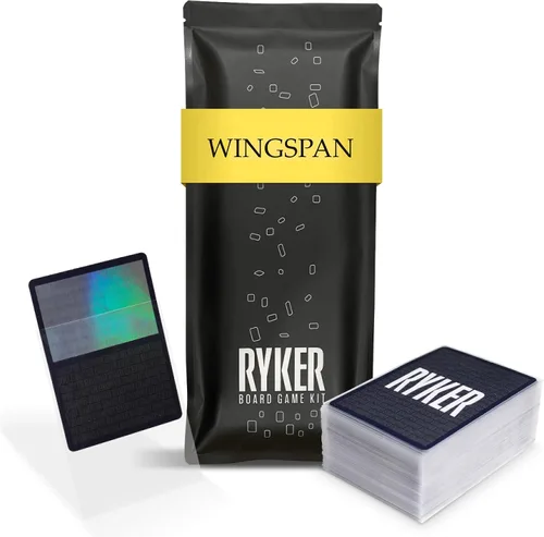 Miniatura 8 de Ryker Fundas protectoras de cartas compatibles con Wingspan (más 3 expansiones), fundas protectoras de cartas sin PVC y ácidos, color transparente