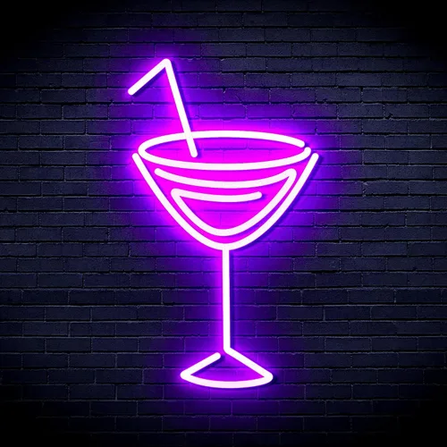 Miniatura 27 de AdvPro Seco Martini Flex Silicona LED Neon Sign - Azul - st16s32-fnu0207-b