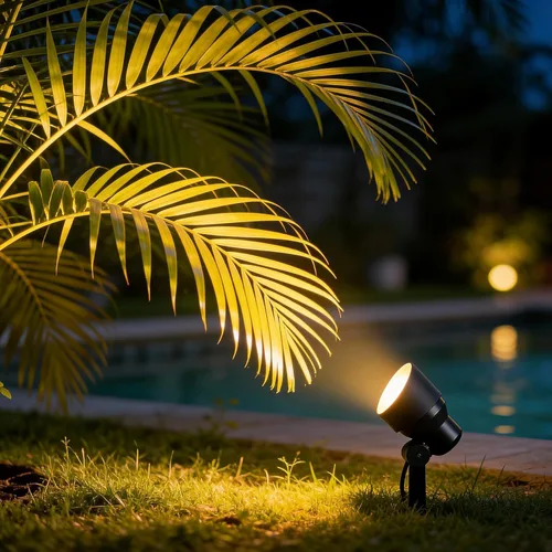 Miniatura 7 de VENUS MANUFACTURING Focos de paisaje de bajo voltaje de 12 V, iluminación LED de paisaje al aire libre de 3 W, 200 lúmenes, 3000 K, luces de camino