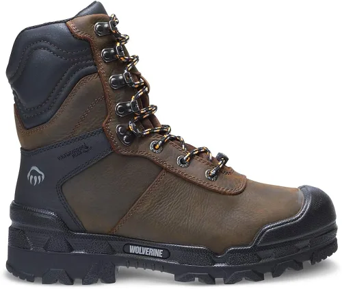 Miniatura 6 de Wolverine Warrior, hombre, marrón, punta comp, EH, Mt, WP, bota de 8 pulgadas, Marrón