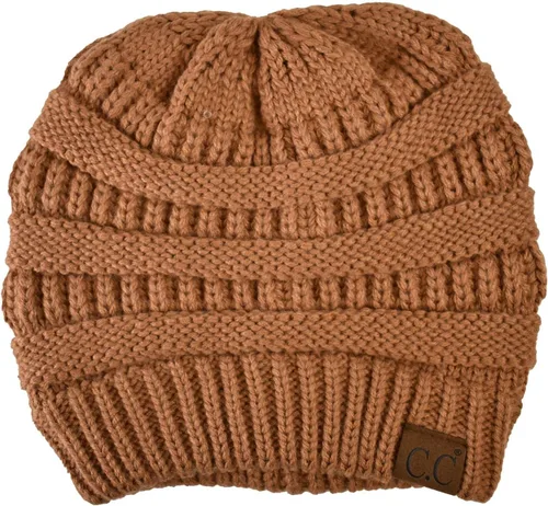 Miniatura 194 de C.C Trendy Warm Chunky Soft Stretch Cable Knit Beanie