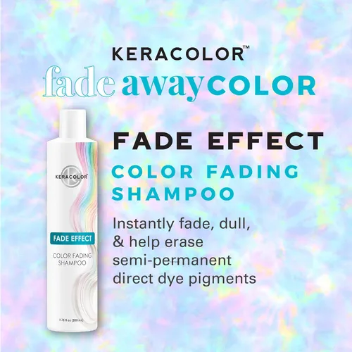 Miniatura 6 de Keracolor Champú que se desvanece con efecto desvanecido, reduce suavemente la intensidad del color del cabello semipermanente, 9.75 onzas líquidas