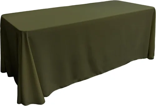 Miniatura 181 de LA Linen Mantel rectangular lavable de popelín de poliéster, resistente a las manchas y a las arrugas, cubierta de mesa 60x84, mantel de tela