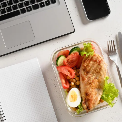 Miniatura 8 de Freshware Contenedores de almacenamiento de vidrio con tapas, 24 piezas, 12 recipientes con 12 tapas, recipiente de vidrio para preparación