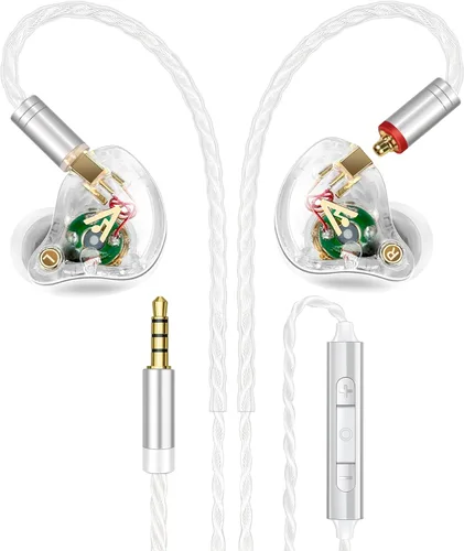 Miniatura 15 de Vibes 202 - Auriculares con cable - Auriculares HiFi in Ear Monitor - Auriculares profesionales con aislamiento de ruido - Sonido claro, graves