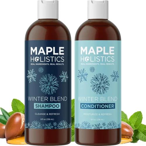 Miniatura 9 de Champú y acondicionador de aceite de argán de Marruecos, sin sulfato, juego de champú y acondicionador para cabello teñido - Champú y acondicionador