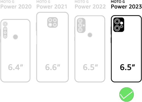 Miniatura 3 de SUANPOT Funda tipo cartera para Motorola (Moto G Power 2023) 【Bloqueo RFID】 Soporte para tarjetas de crédito, funda de piel sintética con tapa