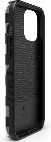 Miniatura 9 de Casely Funda para iPhone 12 Pro Max Compatible con MagSafe Check Me Out Funda a cuadros de tablero de ajedrez