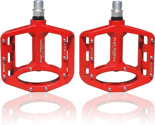 Miniatura 10 de UPANBIKE Pedales de bicicleta de aleación de magnesio 9/16 '' rodamiento de husillo de alta resistencia antideslizante gran plataforma plana