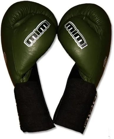 Miniatura 3 de Guantes de boxeo de lujo MiM-Foam Sparring - Gancho y bucle/puño elástico para Muay Thai, MMA, kickboxing, boxeo