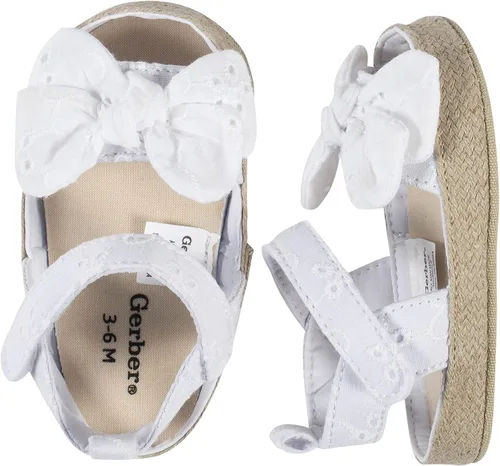 Miniatura 7 de Gerber Baby-Girl's Espadrille Sandal Crib Shoe