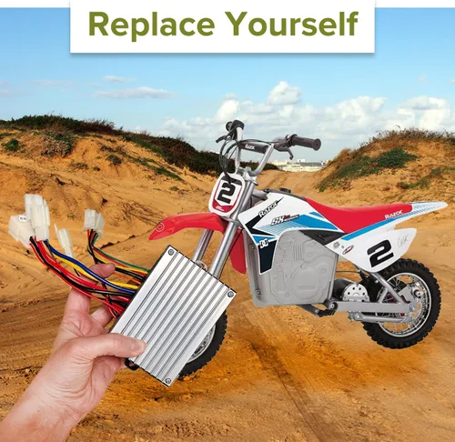 Miniatura 7 de AlveyTech Módulo de control de 36 voltios para Razor SX500 McGrath Dirt Rocket (V1+) - Controlador de bicicleta de velocidad de repuesto