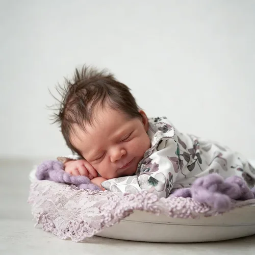 Miniatura 3 de Anano Muñecas Reborn de silicona de cuerpo completo, muñeca realista de bebé recién nacida, muñeca de bebé de silicona de cuerpo completo, muñecas
