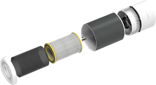 Miniatura 11 de GermGuardian AirSafe AP3250 - Purificador de aire inteligente XL para el hogar, filtro HEPA verdadero de 360°, WiFi y aplicación, monitor de calidad