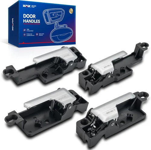 Miniatura 11 de KAX Manija de puerta exterior de ABS para conductor, 4 piezas, compatible con Toyota Tundra 2007-2019; reemplaza