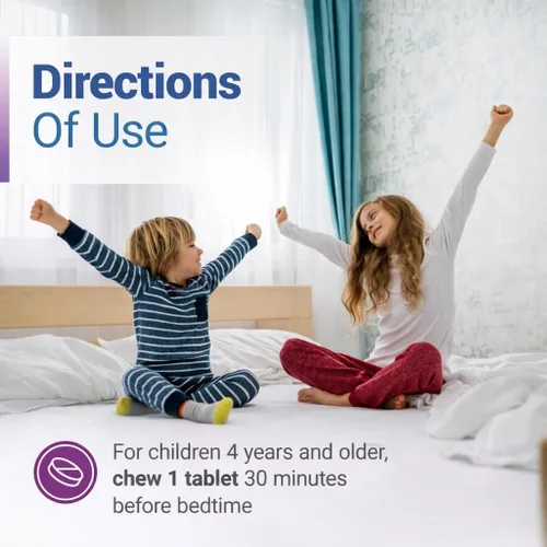 Miniatura 5 de Suplemento de ayuda natural para dormir Luna Kids (60 tabletas), N.° 2, para niños mayores de 4 años y adultos delicados, píldoras para dormir