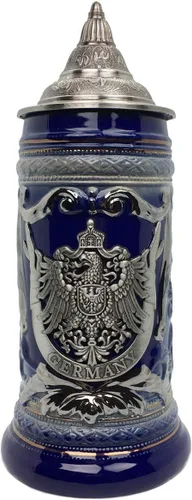 Miniatura 11 de Essence of Europe Gifts OktoberfestHaus - Taza de cerveza alemana de Adler (águila) de 0.6 litros, jarras de cerveza para hombre, cerveza