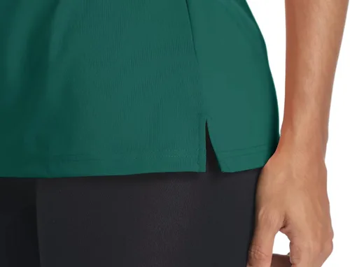 Miniatura 6 de MAGCOMSEN Polo para mujer UPF 50+, protección solar, 4 botones, casual, trabajo, secado rápido, manga corta, cuello de golf