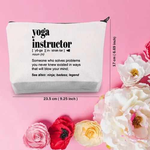 Miniatura 14 de TSOTMO Instructor de yoga Bolsa de maquillaje Bolsa de maquillaje Profesor de yoga Regalo de agradecimiento Instructor de yoga Regalo