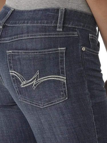 Miniatura 5 de Wrangler Jeans elásticos de tiro medio para mujer