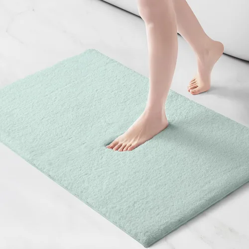 Miniatura 14 de Madison Park Marshmallow - Alfombra de baño antideslizante, de felpa lujosa, absorbente, de secado rápido, diseño de spa, decoración de baño, 20 x