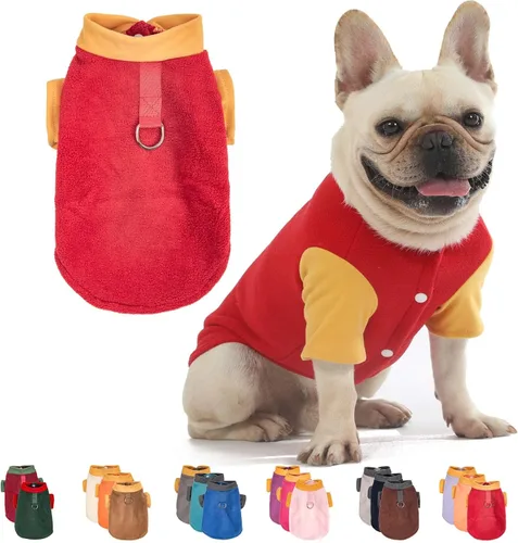 Miniatura 14 de FabriCastle Suéteres pequeños para perros, paquete de 3 prendas para perros y gatos, chaquetas suaves y cálidas para perros XXS XS S y S, disfraces