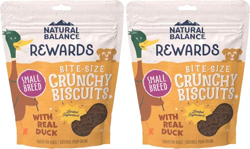 Miniatura 10 de Natural Balance Premios de Ingredientes Limitados Crujientes Galletas, Bocadillos para Perros de Tamaño de Mordida Sin Granos para Perros de Raza
