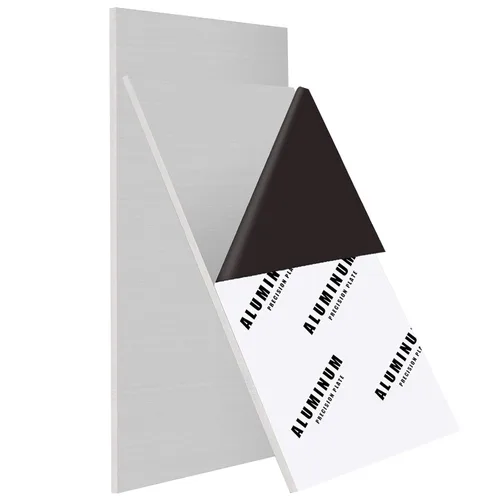 Miniatura 8 de 2 piezas de chapa de aluminio 6061, placas de aluminio resistentes de 12 x 16 x 1/8 pulgadas de grosor con película protectora, placa de aluminio