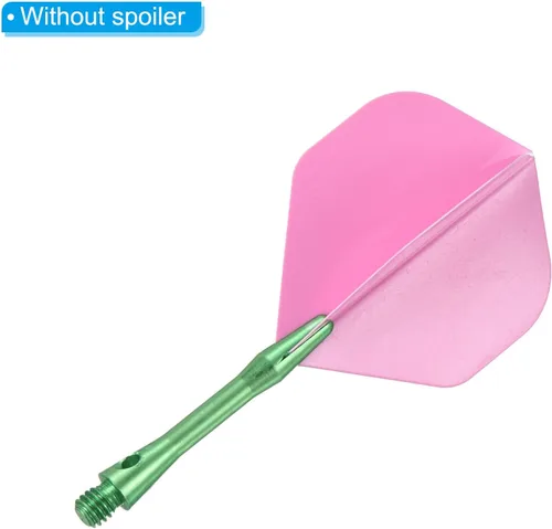 Miniatura 4 de PATIKIL Eje de dardo, rosca mediana 2BA de aluminio Dart Tallos de dardo Accesorios de lanzamiento de montaje para punta de acero Verde