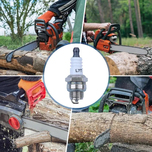 Miniatura 7 de Bujías de 2 tiempos, fáciles de instalar para piezas de motosierra Stihl NGK, bujías de repuesto automotrices compatibles con NGK BPMR7A 4626 Bosch