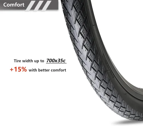 Miniatura 5 de 700x35c/700x38c - Par de neumáticos de bicicleta de carretera 60 TPI Kevlar plegables de alta calidad para bicicletas de ciudad, paquete de 2